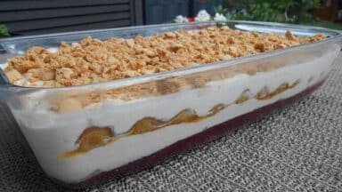 Ein Vanillepudding Kuchen fürs Wochenende Schnelle und Einfache Rezepte