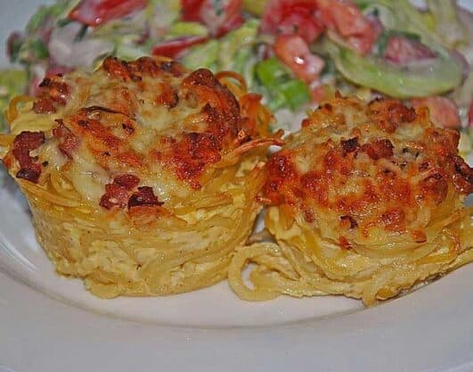 Spaghetti Carbonara Muffins Rezept Schnelle Und Einfache Rezepte