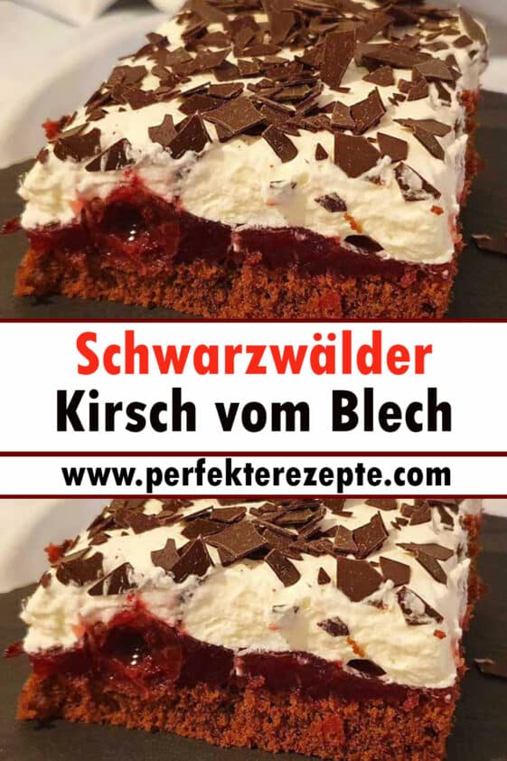 Schwarzw Lder Kirsch Vom Blech Rezept Schnelle Und Einfache Rezepte