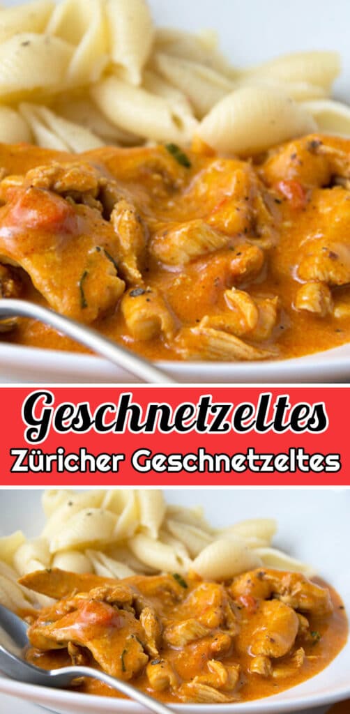 Züricher Geschnetzeltes Rezept - Einfache Geschnetzeltes Rezepte