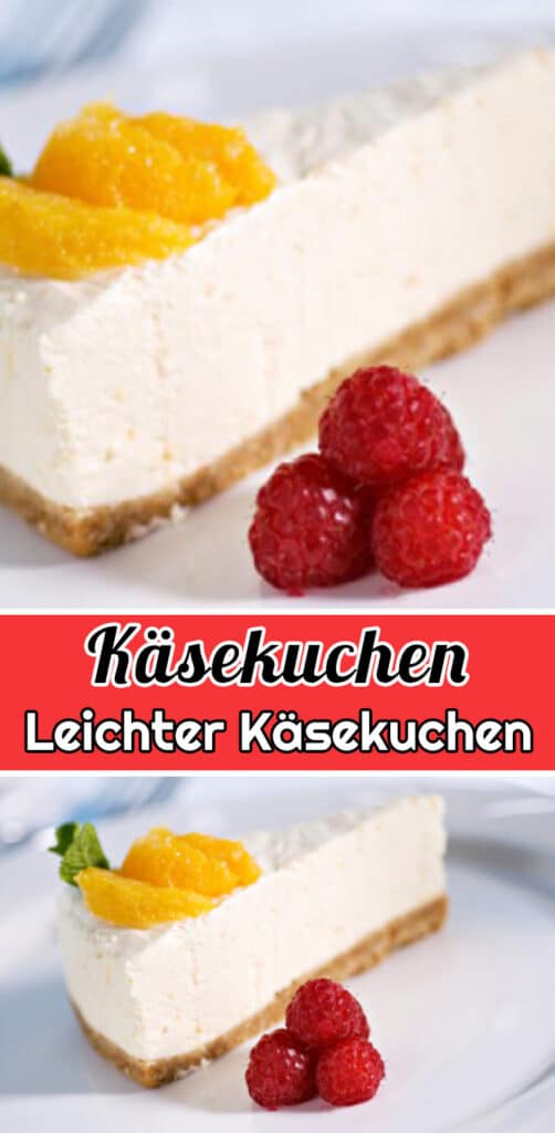 Leichter Käsekuchen Rezept - Schnelle Und Einfache Kuchen Rezepte