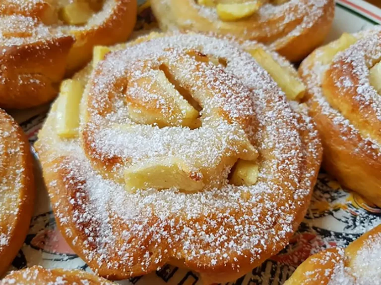 Apfelschnecken mit Zimt Zucker Rezept