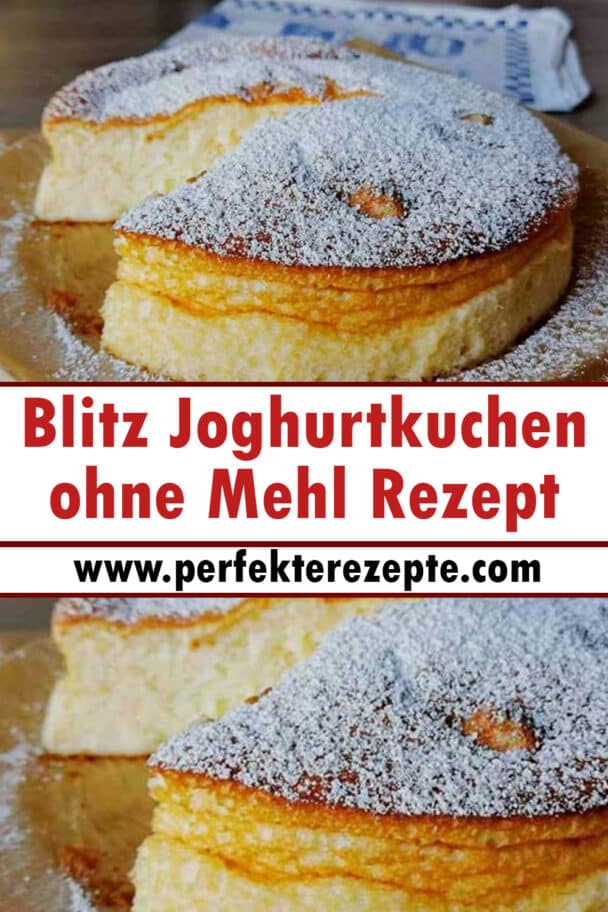 Blitz Joghurtkuchen ohne Mehl Rezept - Schnelle und Einfache Rezepte