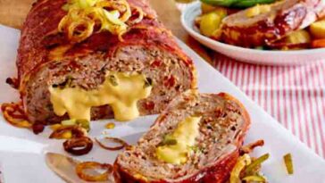 Cheeseburger-Braten Rezept