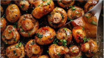 Knoblauch Champignons sehr einfach Rezept