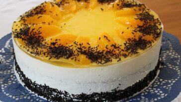 Mohntorte mit Orangen Joghurt Creme Rezept