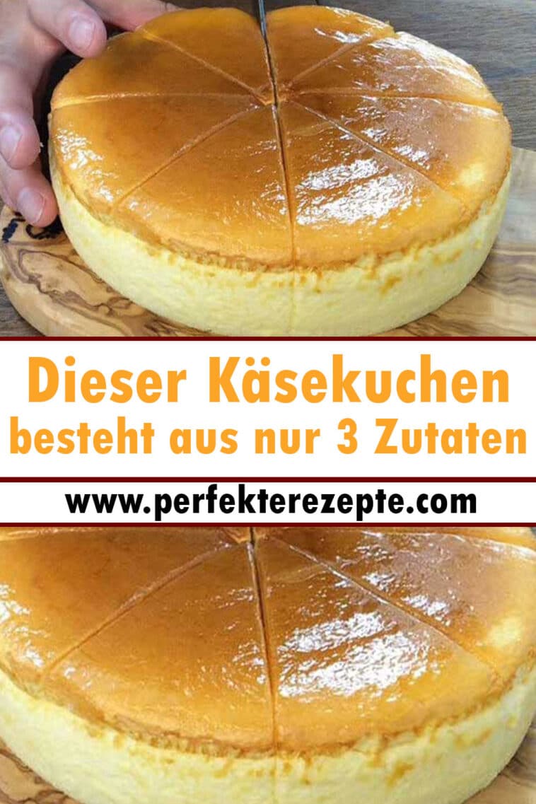 Ruckzuck gebacken: Dieser Käsekuchen Rezept besteht aus nur 3 Zutaten ...