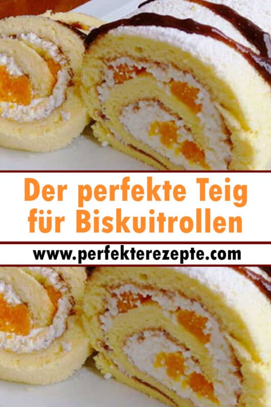 Der perfekte Teig für Biskuitrollen Rezept: bricht nicht - Schnelle und ...