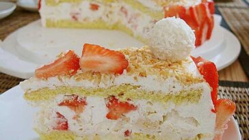 Erdbeer-Raffaello-Torte Rezept