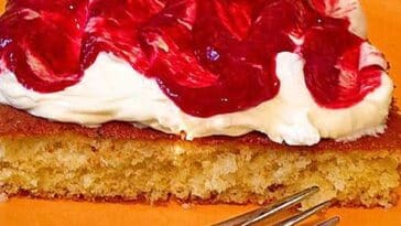 Himbeerkuchen Rezept für 20 Stücke