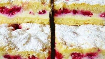 Raspelkuchen Mit Himbeeren Und Pudding Rezept