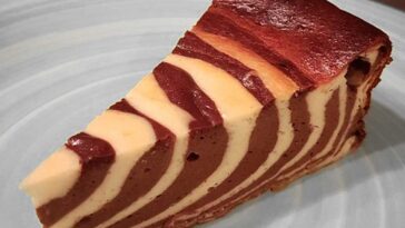 Zebra-Käsekuchen ohne Boden Rezept