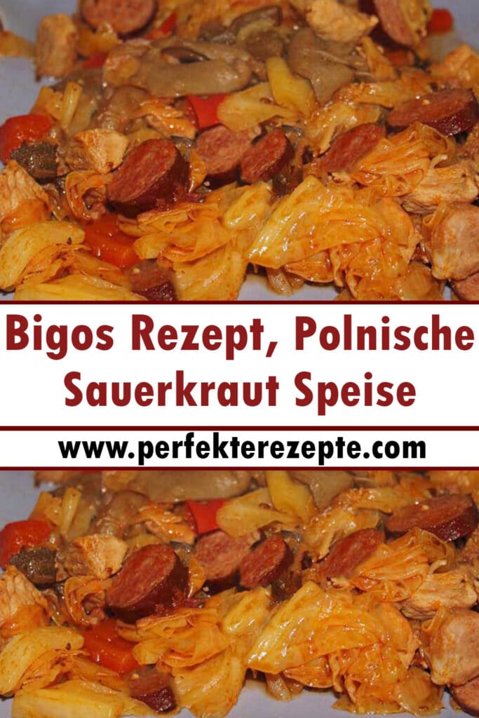 Bigos Rezept, Polnische Sauerkraut Speise - Schnelle und Einfache Rezepte