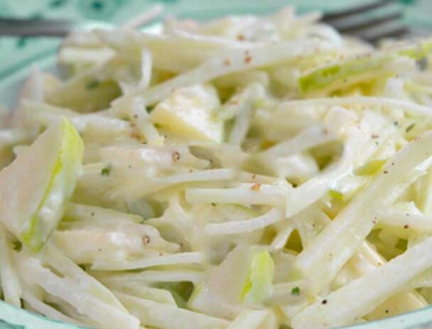 Kohlrabisalat mit Äpfel Rezept - Schnelle und Einfache Rezepte