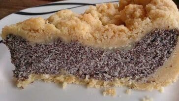 Mohnkuchen mit Quark und Streuseln Rezept