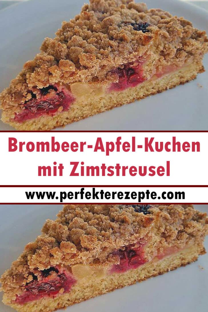 Brombeer-Apfel-Kuchen mit Zimtstreusel Rezept - Schnelle und Einfache ...