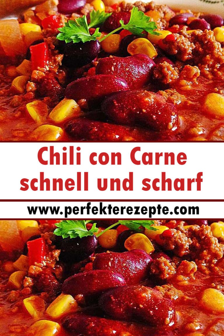 Chili con Carne schnell und scharf Rezept - Schnelle und Einfache Rezepte