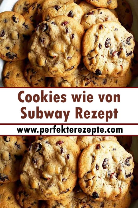 Cookies wie von Subway Rezept - Schnelle und Einfache Rezepte