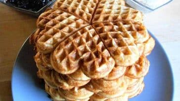 Einfache Waffeln ohne Butter Rezept