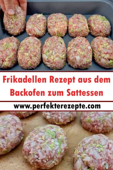 Frikadellen Rezept aus dem Backofen zum Sattessen - Schnelle und ...