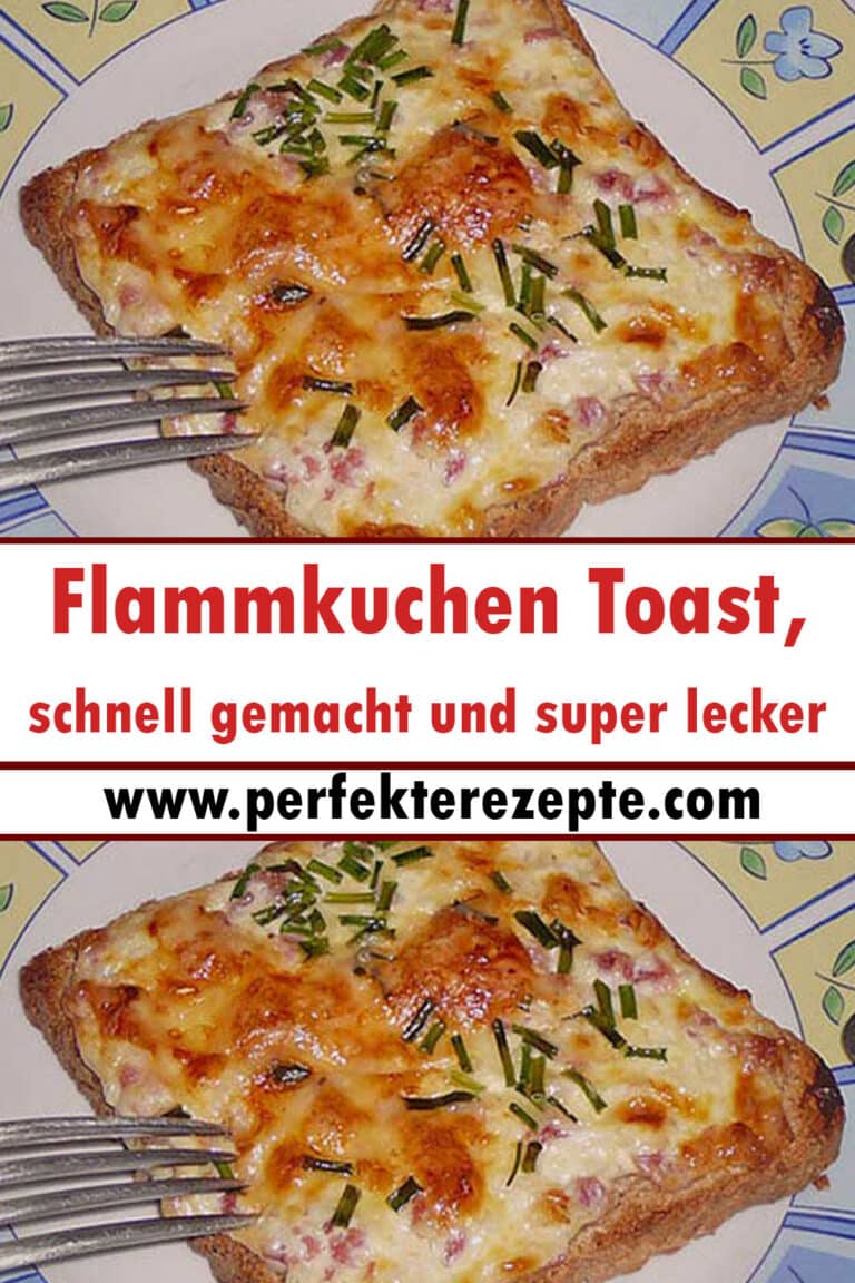 Flammkuchen Toast Rezept, schnell gemacht und super lecker - Schnelle ...