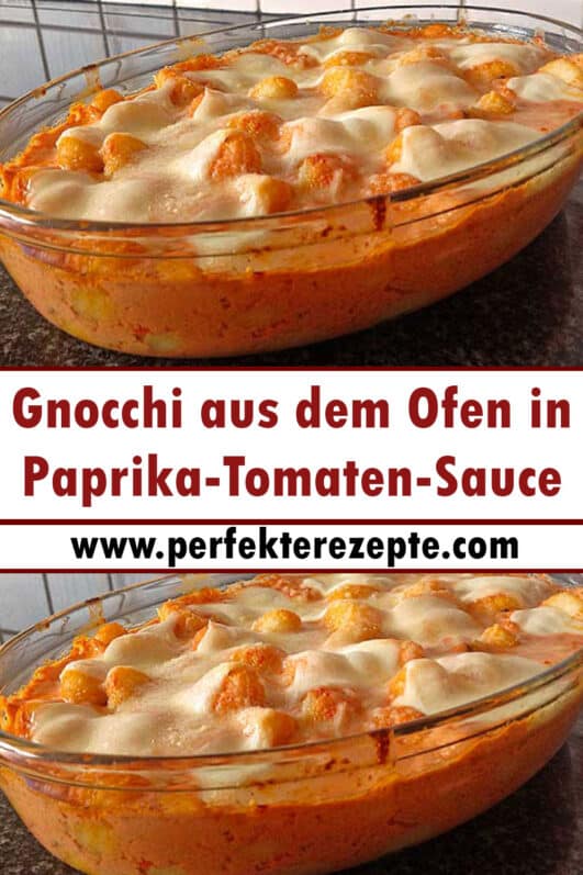 Gnocchi Aus Dem Ofen In Paprika-Tomaten-Sauce Rezept - Schnelle Und ...