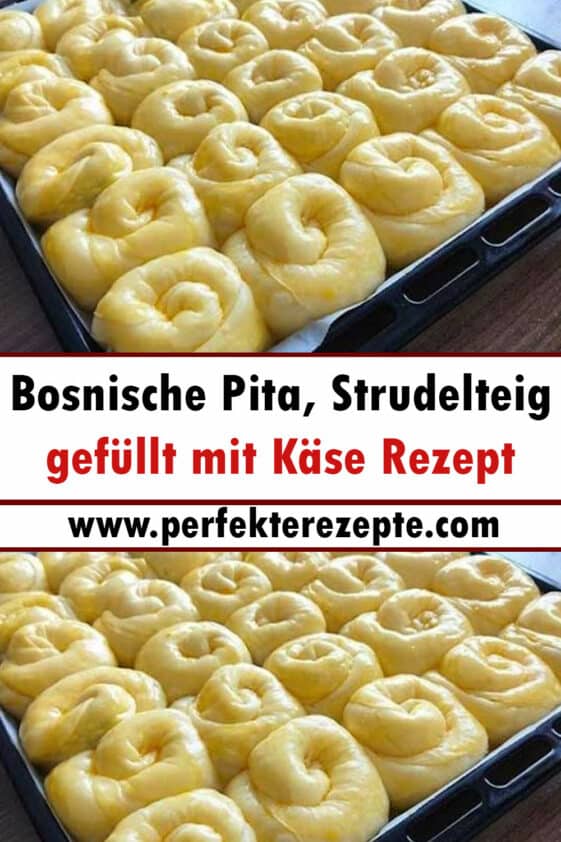 Bosnische Pita, Strudelteig gefüllt mit Käse Rezept - Schnelle und ...