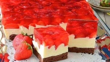 Erdbeerkuchen mit Quark & Mascarponecreme Rezept