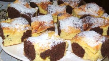 Tag und Nacht Kuchen Rezept, schmeckt hervorragend!