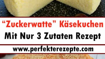 “Zuckerwatte” Käsekuchen Mit Nur 3 Zutaten Rezept