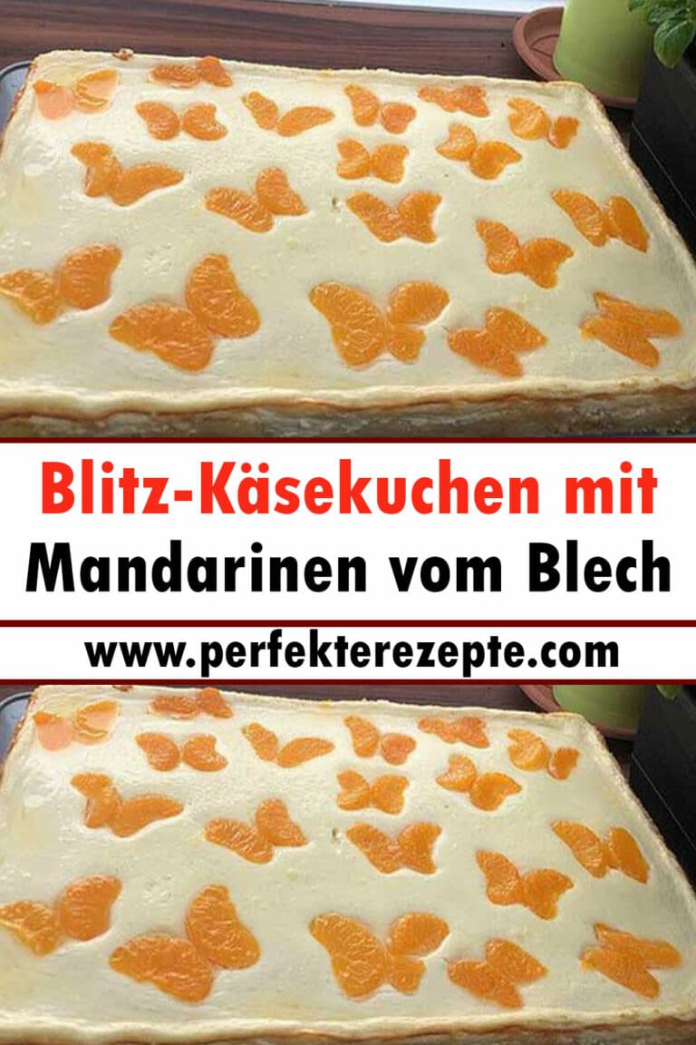 Blitz-Käsekuchen mit Mandarinen vom Blech Rezept - Schnelle und ...