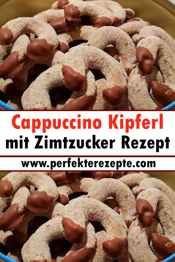 Cappuccino Kipferl mit Zimtzucker Rezept - Schnelle und Einfache Rezepte