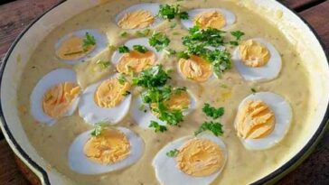 Eier in Senfsauce Rezept