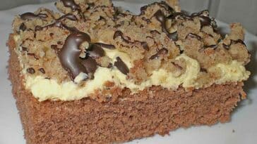 Friss Dich Dumm Kuchen Mit Vanillepudding Rezept