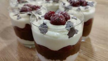 Super Einfach und Sehr Lecker ein Weihnachtliches Dessert Rezept