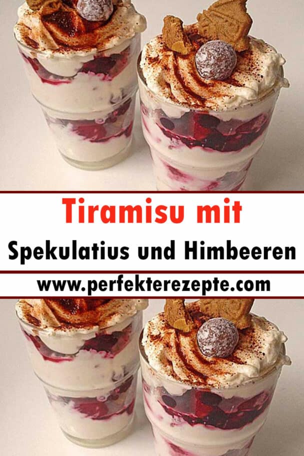 Tiramisu Mit Spekulatius Und Himbeeren Rezept - Schnelle Und Einfache ...