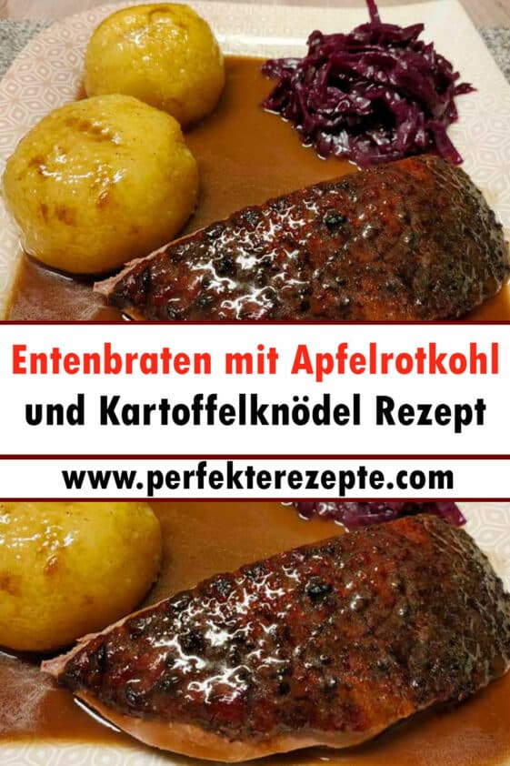 Entenbraten mit Apfelrotkohl und Kartoffelknödel Rezept - Schnelle und ...