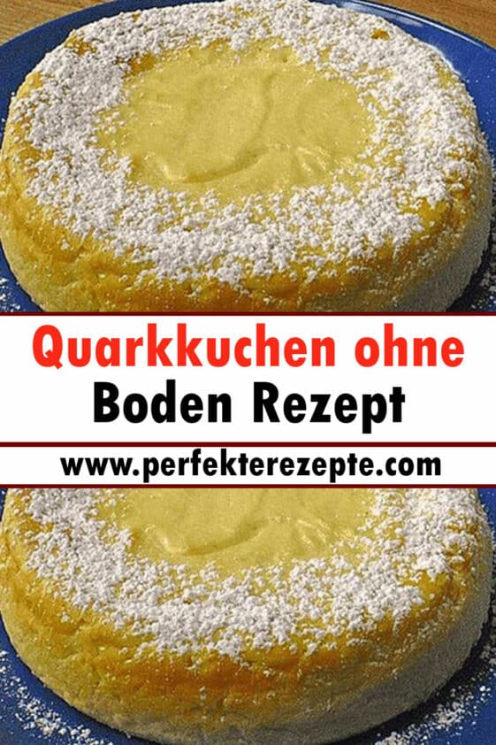 Quarkkuchen ohne Boden Rezept - Schnelle und Einfache Rezepte