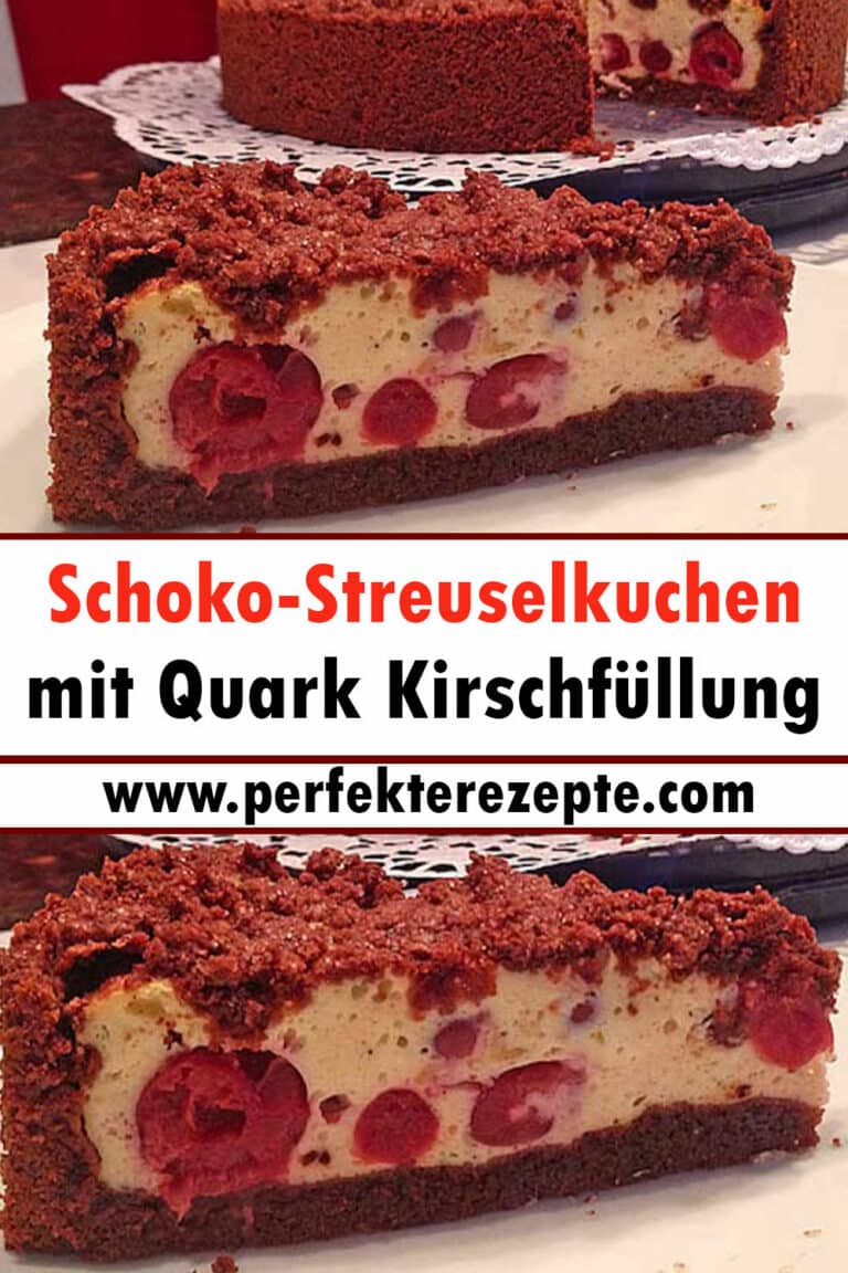 Schoko Streuselkuchen Mit Quark Kirschfüllung Rezept Schnelle Und Einfache Rezepte 