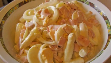 Spargelsalat mit Schinken und Ei Rezept