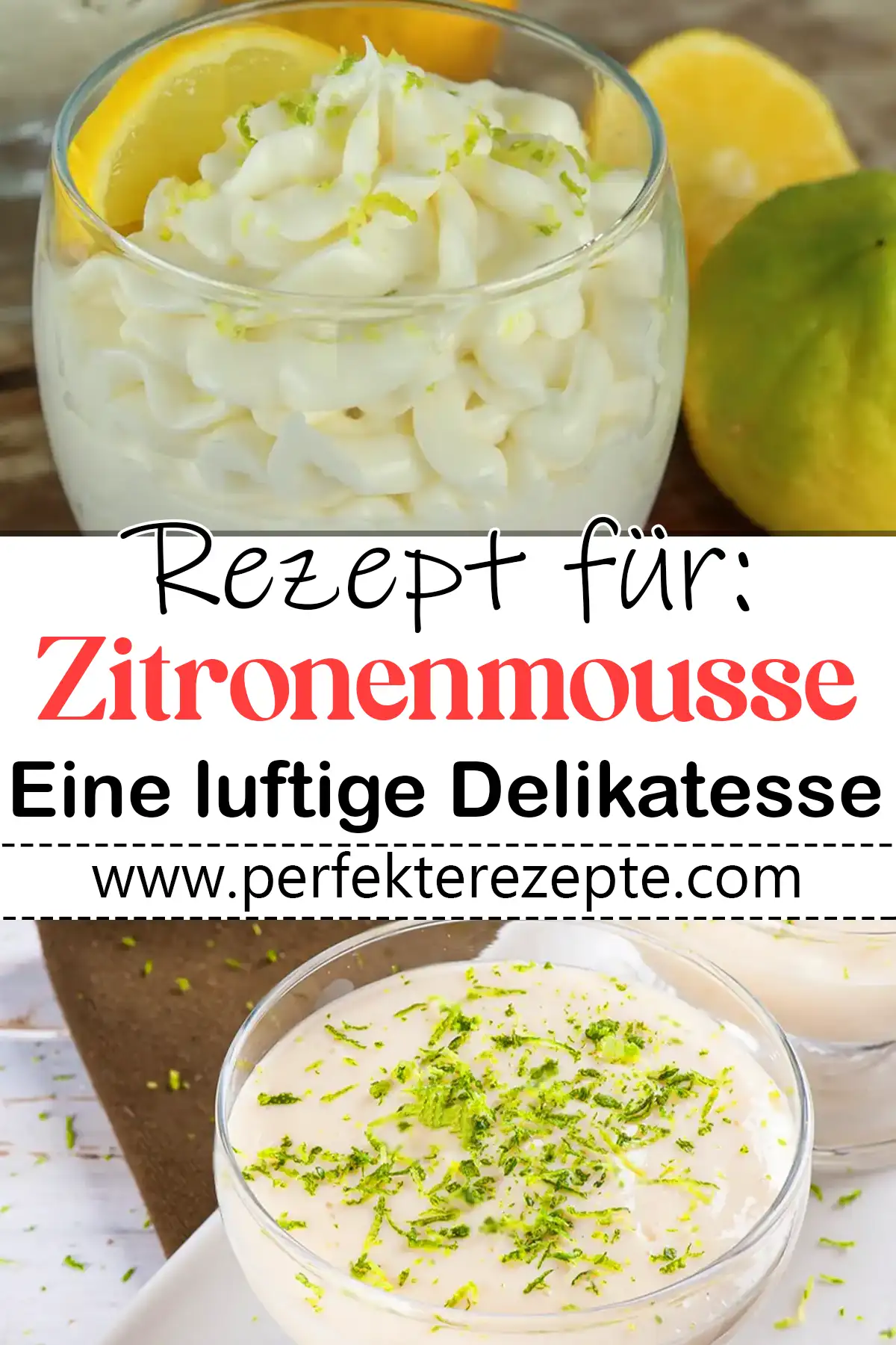 Zitronenmousse Rezept