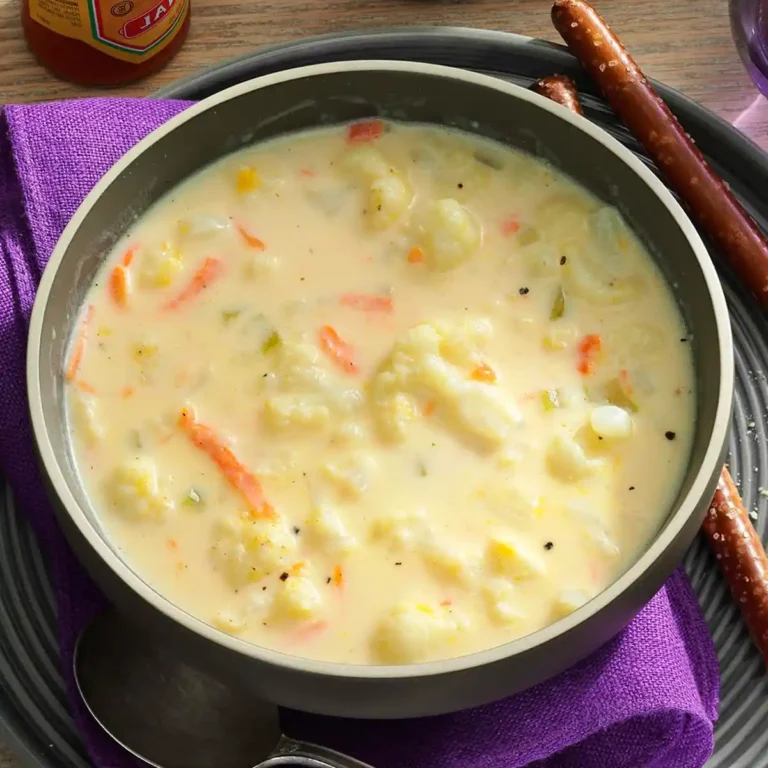 Die Suppe sit der Kracher! Ultracremige Blumenkohlsuppe Rezept