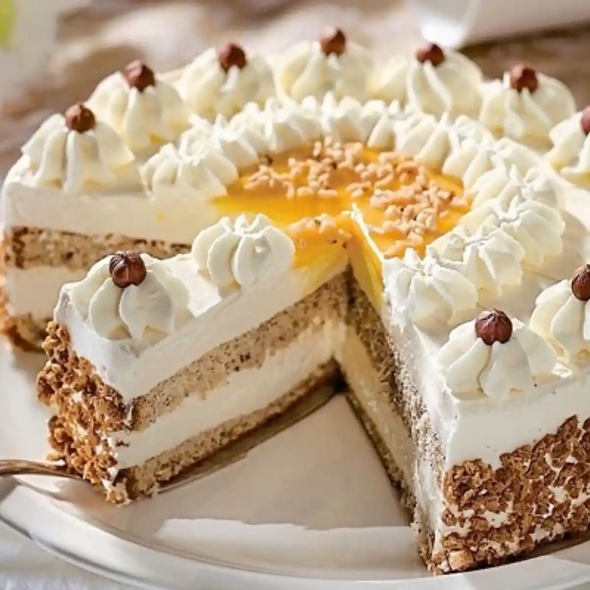 Nuss-Eierlikör-Torte Rezept - Schnelle und Einfache Rezepte