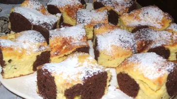 Tag und Nacht Kuchen Rezept, schmeckt hervorragend!