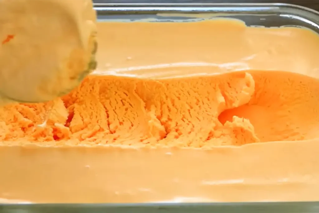 Orangeneis ohne Eismaschine Rezept