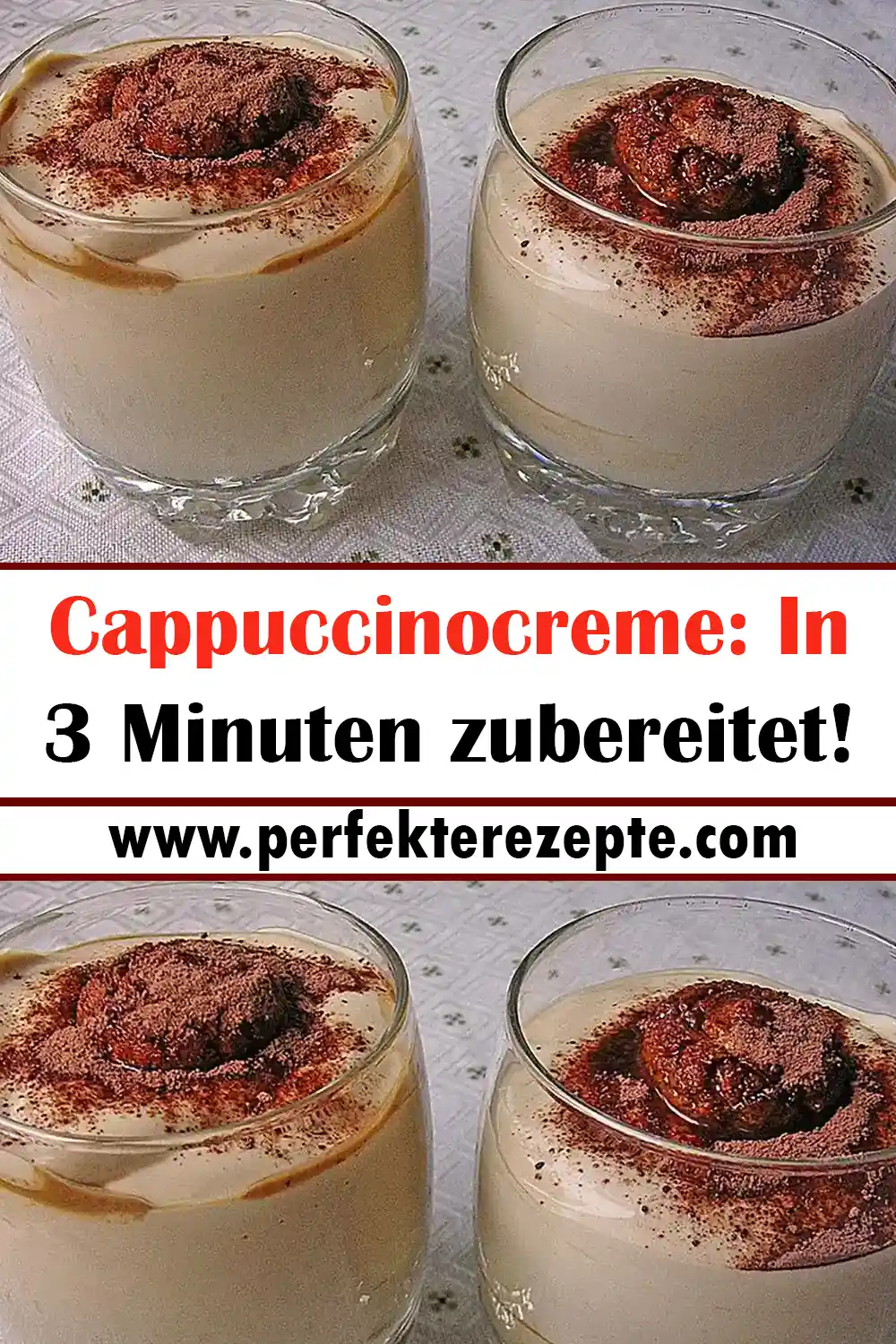 Cappuccinocreme Rezept: In 3 Minuten zubereitet! - Schnelle und ...