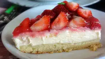 Erdbeerkuchen mit Schmand-Vanillecreme Rezept