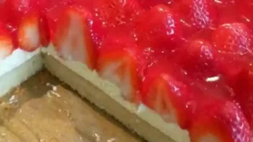 Erdbeerkuchen mit Vanillecreme Rezept