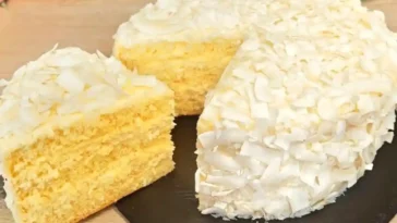 Kokos Biskuitkuchen Rezept