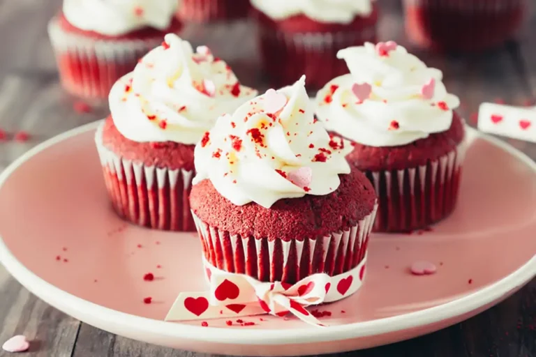 Red Velvet Cupcakes Rezept: Rote Pracht